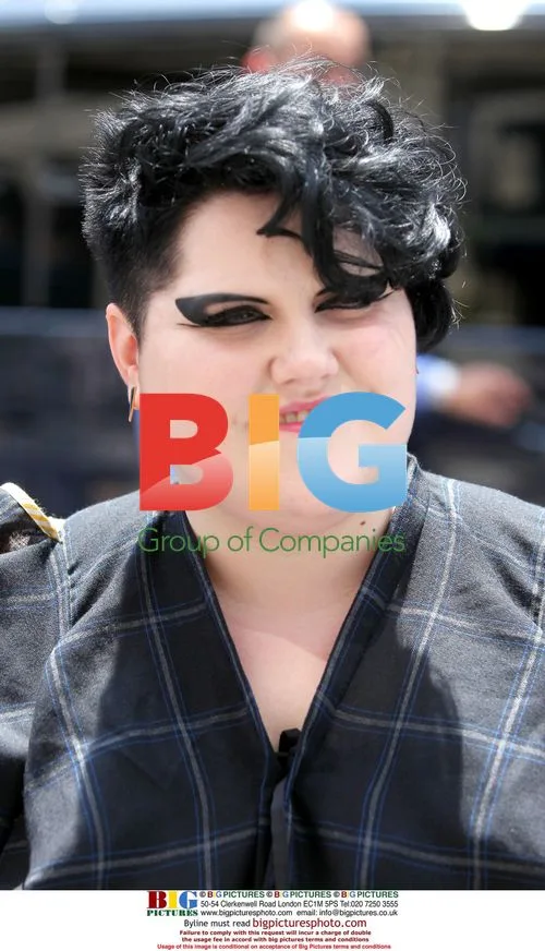 Beth Ditto arrives in Paris