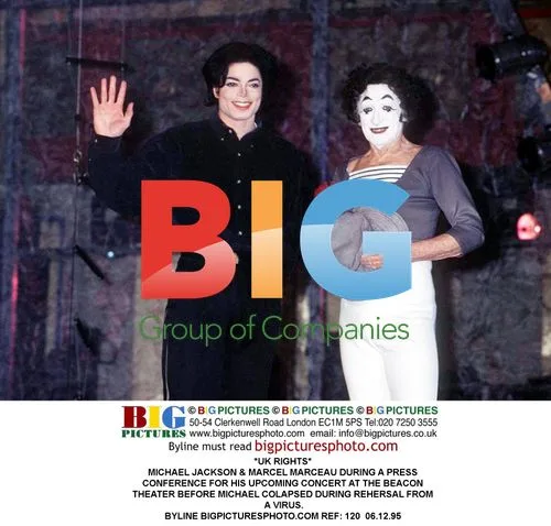 Michael Jackson & Marcel Marceau Press Conference