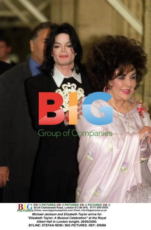 Michael Jackson and Elizabeth Taylor at Royal Albert Hall