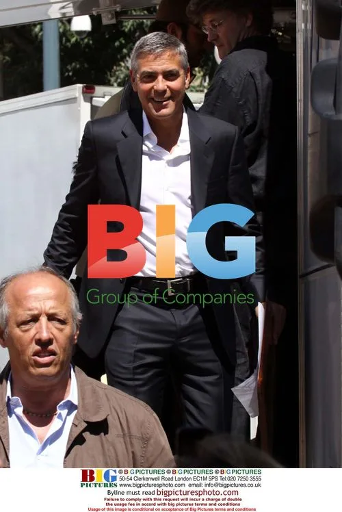George Clooney Filming Nespresso Commercial in Milan