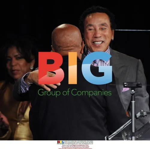 Motown Founder Presents Award to Smokey Robinson