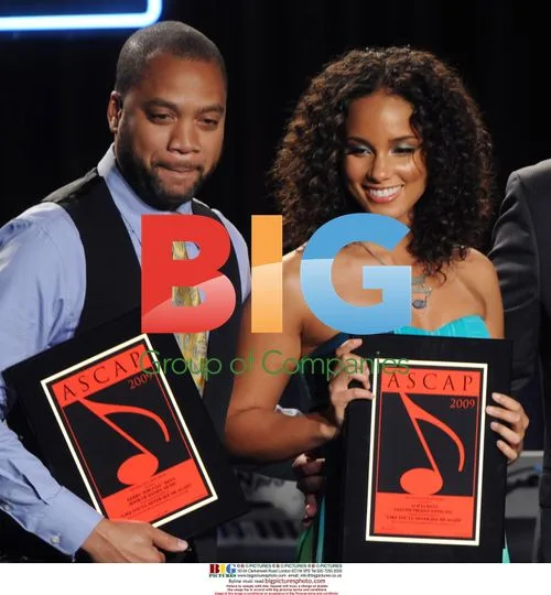 Alicia Keys and Kerry 'Krucial' Brothers at ASCAP Awards