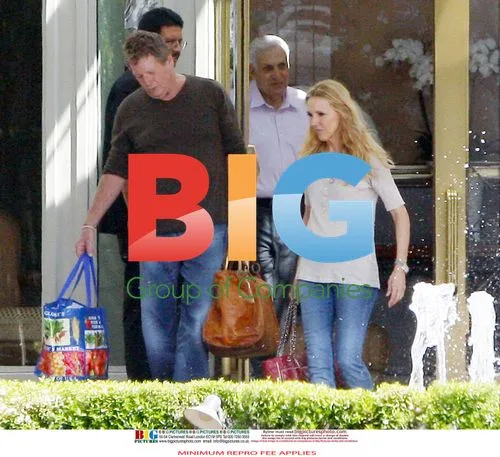 Ryan O'Neal takes a break in Los Angeles