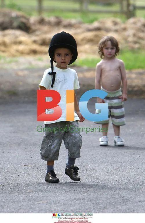 Katie Price and kids go horse riding