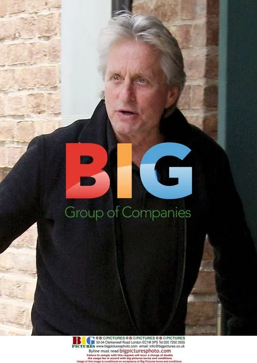 Michael Douglas arriving at NYC hotel