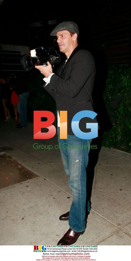 David Boreanaz leaving bar in Hollywood