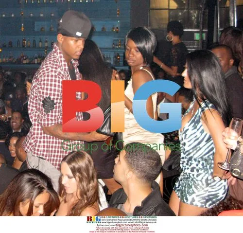 Rihanna's Boyfriend at 2009 BET Awards Party
