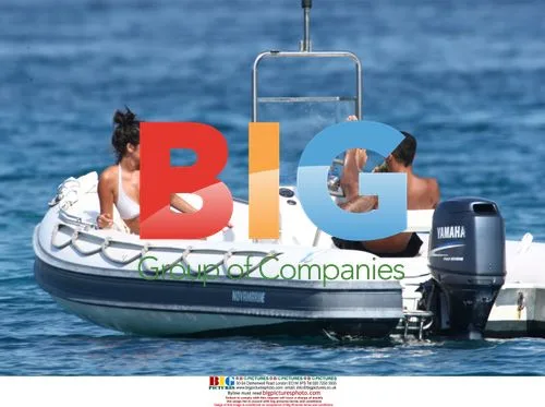 Jermaine Jenas and girlfriend on boat in Italy