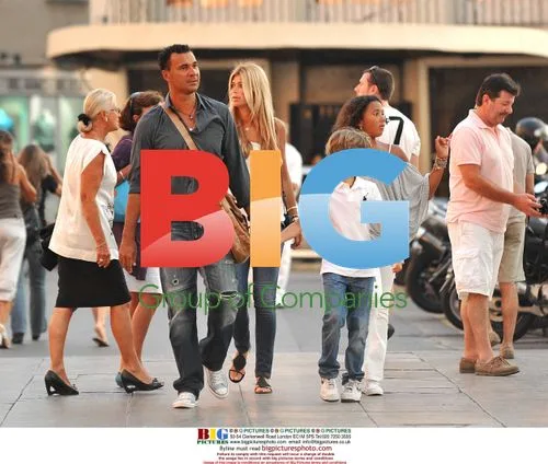 Ruud Gullit and family stroll in Saint Tropez