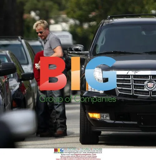 Celebrity Chef Gordon Ramsey Arrives at Hotel