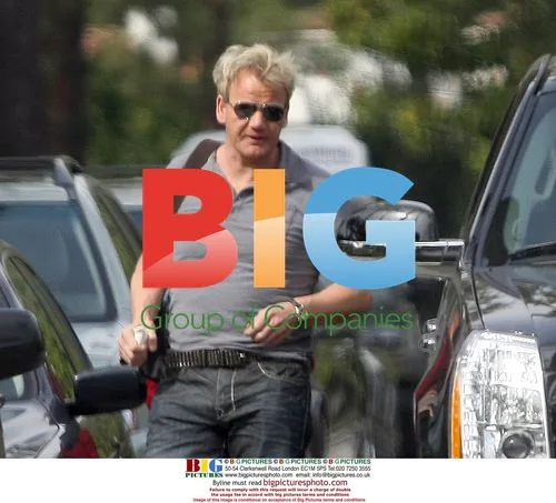 Celebrity Chef Gordon Ramsey Arrives at Hotel