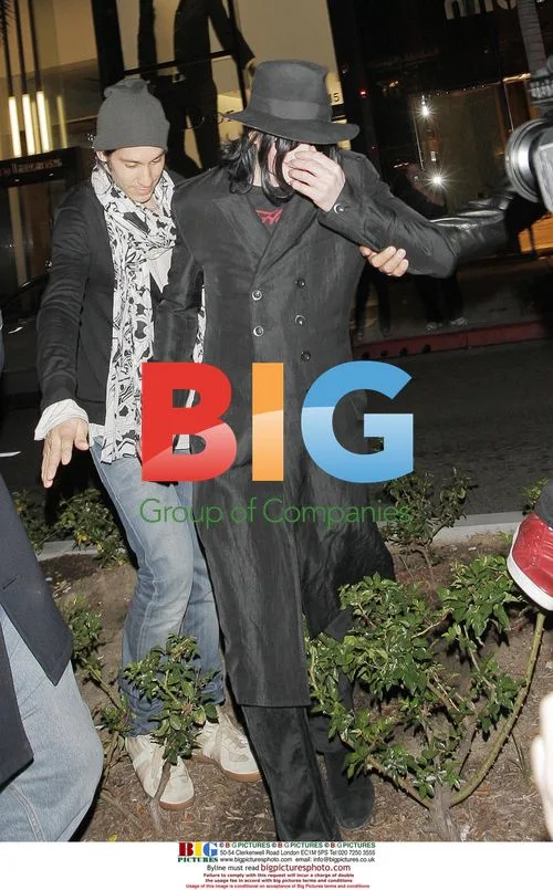 Michael Jackson and Christian Audigier Shop Together