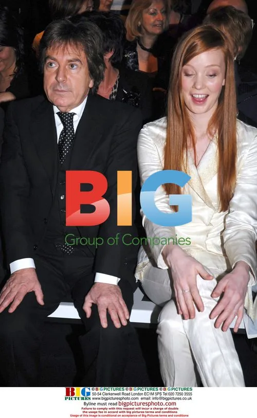 Fabrizio Del Noce and Elizabeth Kinnear at Mariella Burani Fashion Show