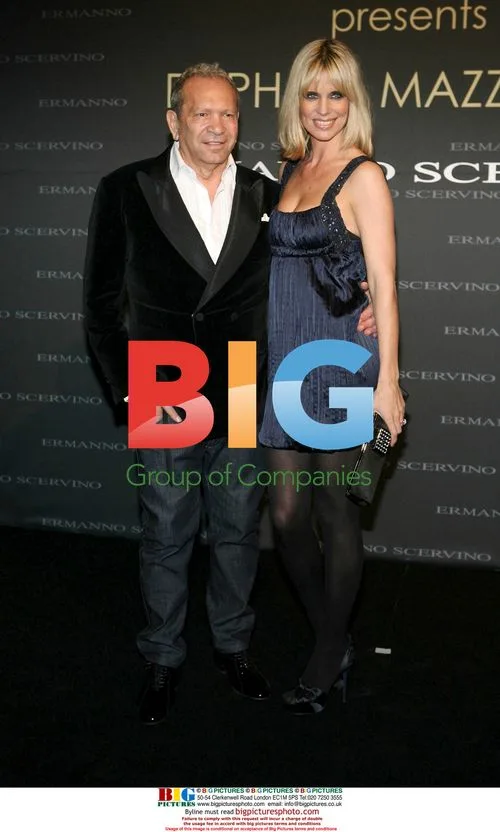 Ermanno Scervino and Filippa Lagerback at Milan Fashion Week