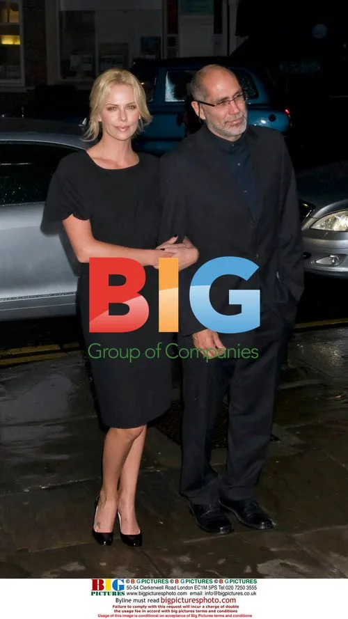 Charlize Theron & Guillermo Arriaga at The Burning Plain screening