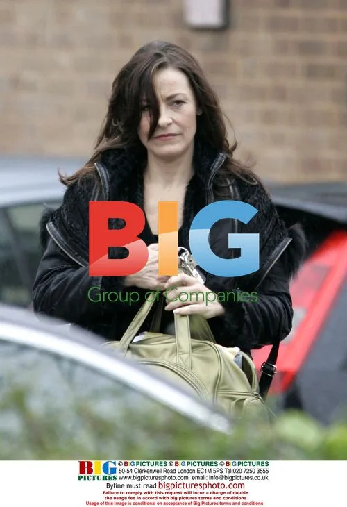 Amanda Donahoe outside Emmerdale studios
