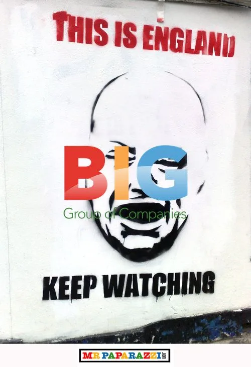 Jade Goody Stencil Mural in London