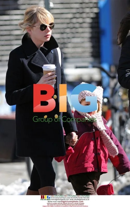 Michelle Williams with daughter Matilda