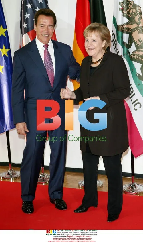 Arnold Schwarzenegger at CEBIT FAIR 2009