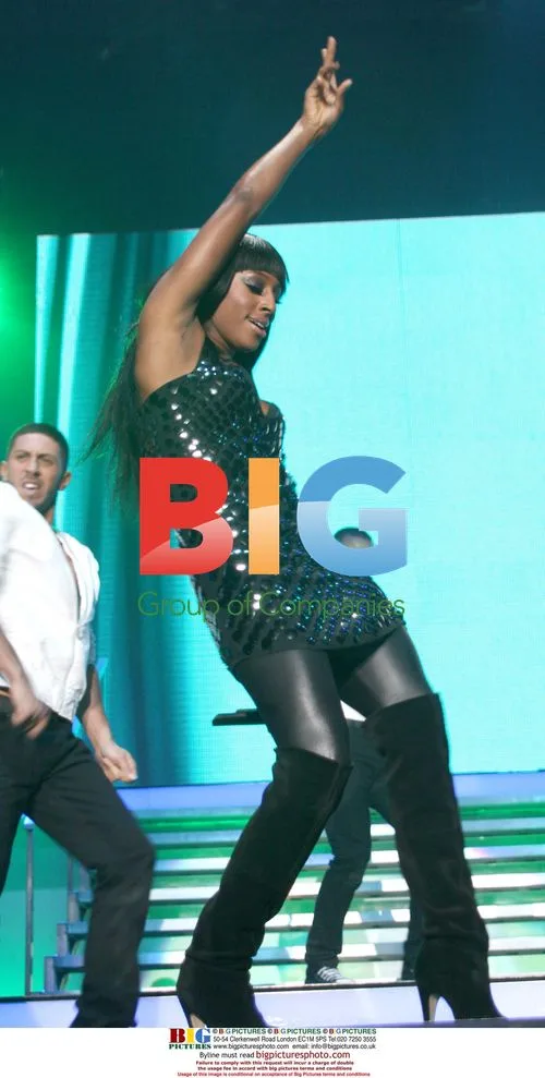 Alexandra Burke performs at X Factor Live in Liverpool