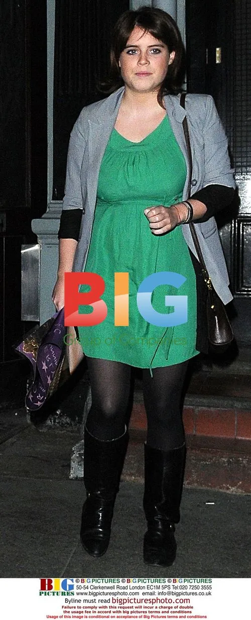 Sarah Ferguson, Beatrice and Eugenie Leave the Groucho