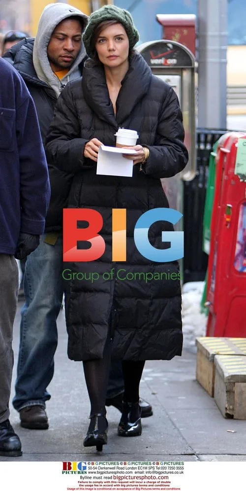 Katie Holmes Films 'The Extra Man' in NY