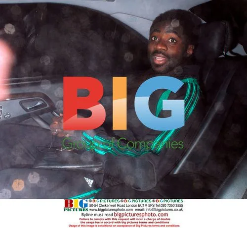 Kolo Toure leaving Ray Ban party in London