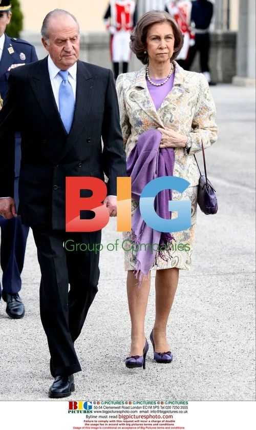 Spanish Kings Receive Russian President