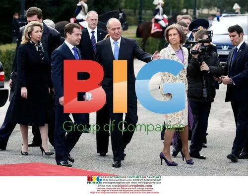 Spanish Kings Receive Russian President