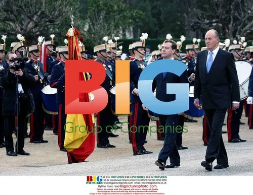 Spanish Kings meet Russia President Medvedev