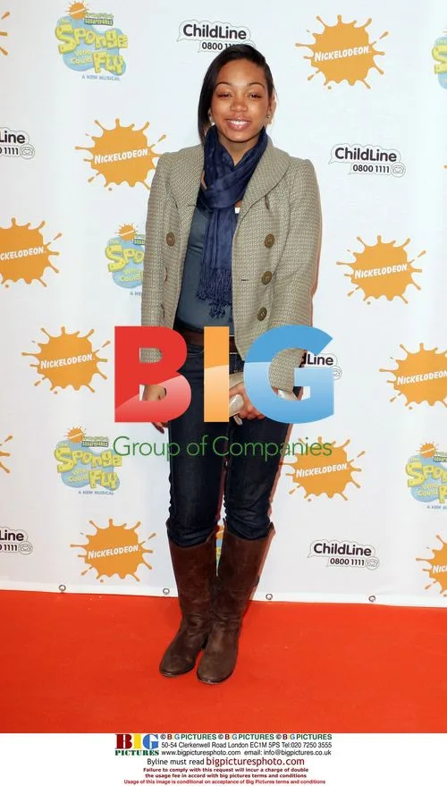 Zara Abrahams at Spongeboob Square Pants Premiere