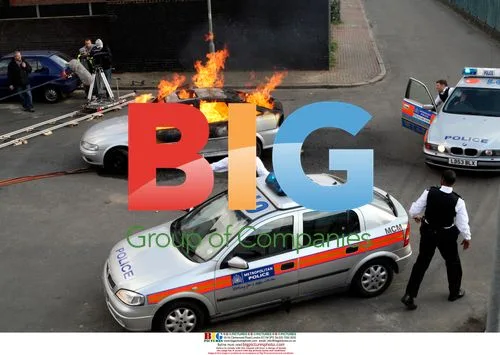 The Bill cast filming in Battersea