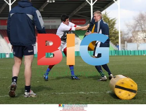 Vernon Kay and Radio 1 team learn rugby