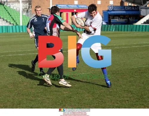 Vernon Kay Plays Rugby with Harlequins