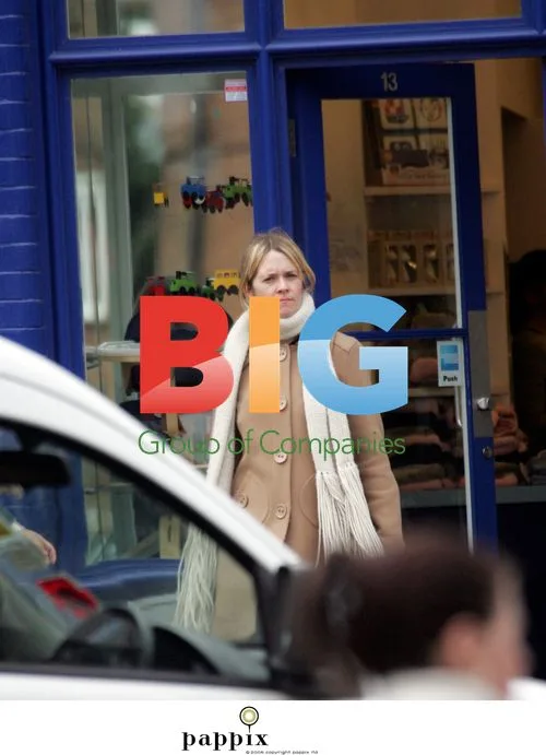 Edith Bowman and Tom Smith out with baby Rudy
