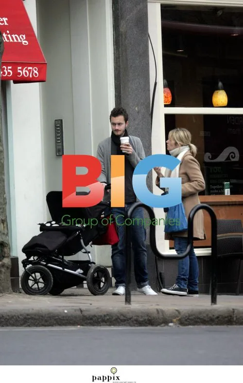 Edith Bowman and Tom Smith with baby Rudy