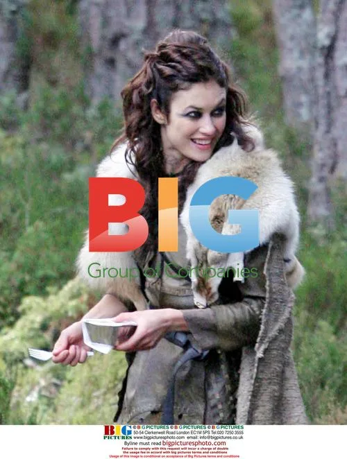 Olga Kurylenko on set of "Centurion"