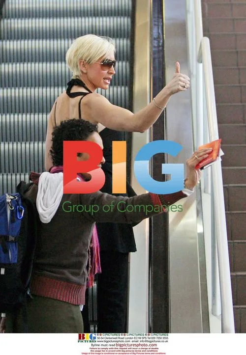 Heather Mills Arrives at LAX
