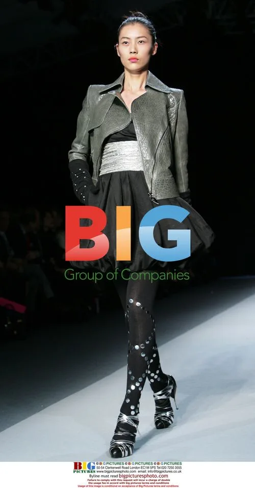 Model in Esteban Cortazar Fashion Show