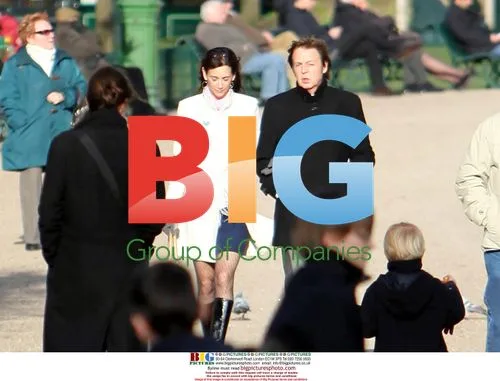 Sir Paul McCartney and Nancy Shevell in Paris