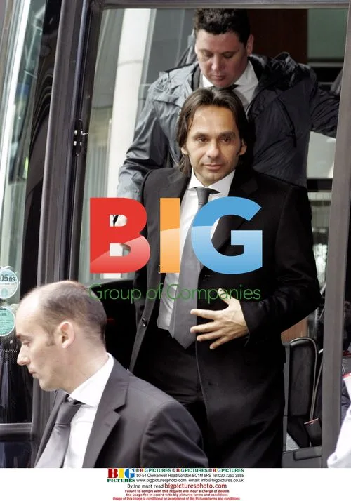 Real Madrid players arrive at hotel in Liverpool