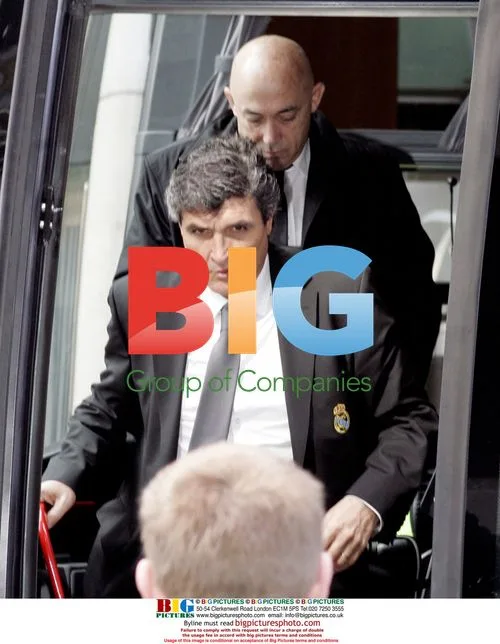 Real Madrid players arrive at hotel in Liverpool