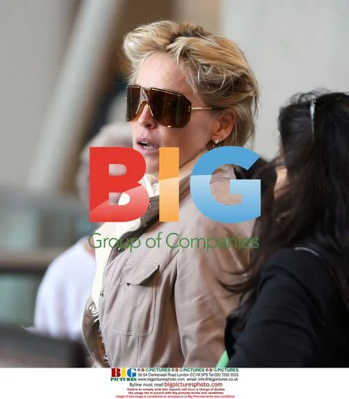 Sharon Stone at LAX