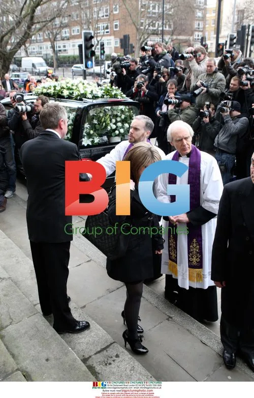 Funeral of EastEnders actress Wendy Richard