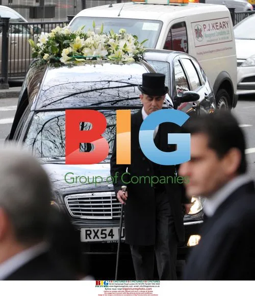 Funeral of actress Wendy Richard