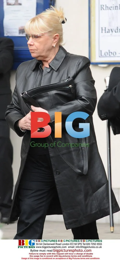 Wendy Richard's funeral in London