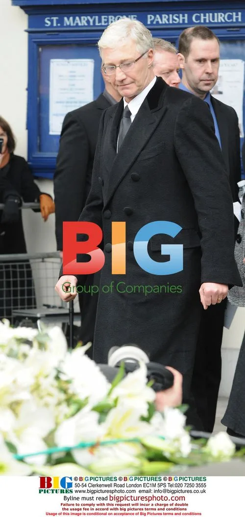 Wendy Richard's funeral in London