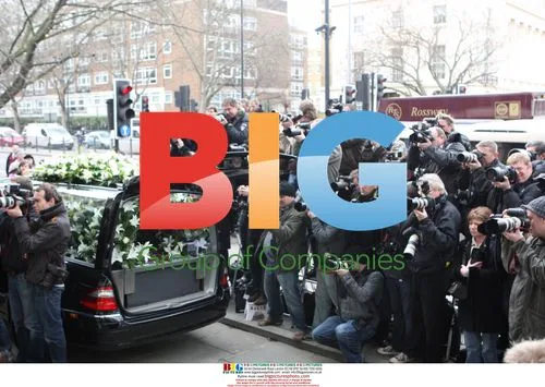 Wendy Richard's Funeral in London