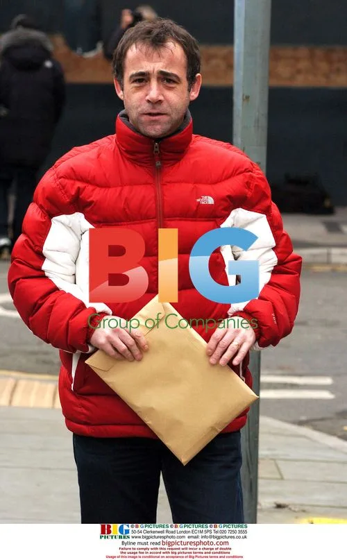 Micheal Le Vell wanders outside Granada Studios
