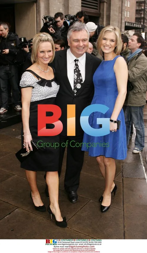 Jacquie Beltrao, Eammon Holmes and Charlotte Hawkins at TRIC Awards